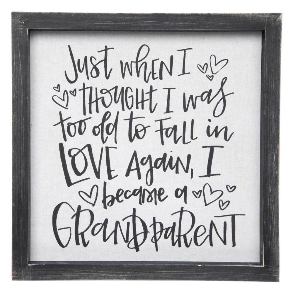 Became A Grandparent Wall Sign